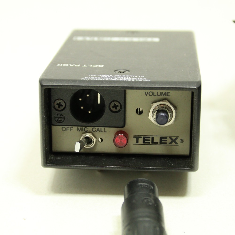 Telex IC-1/LS Wired 2-Way Studio Intercom Belt Pack w/ PH-1 Single Headset