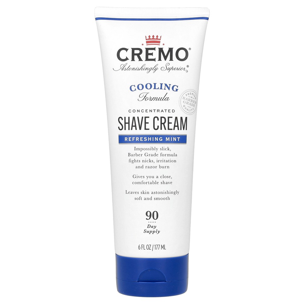 Shave Cream, Refreshing Mint, 6 fl oz (177 ml)