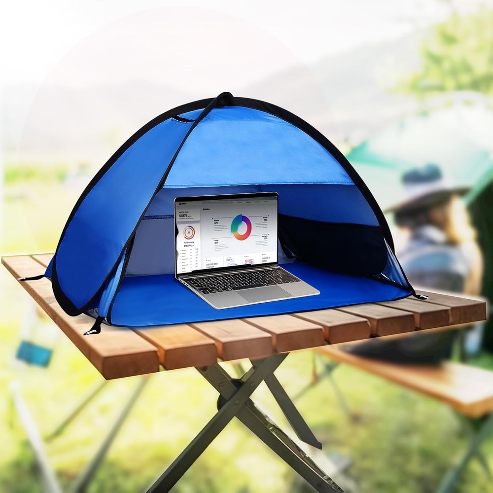 Portable UV Shield Mini Tent for Pets - Automatic Canopy, Lightweight 31.5in