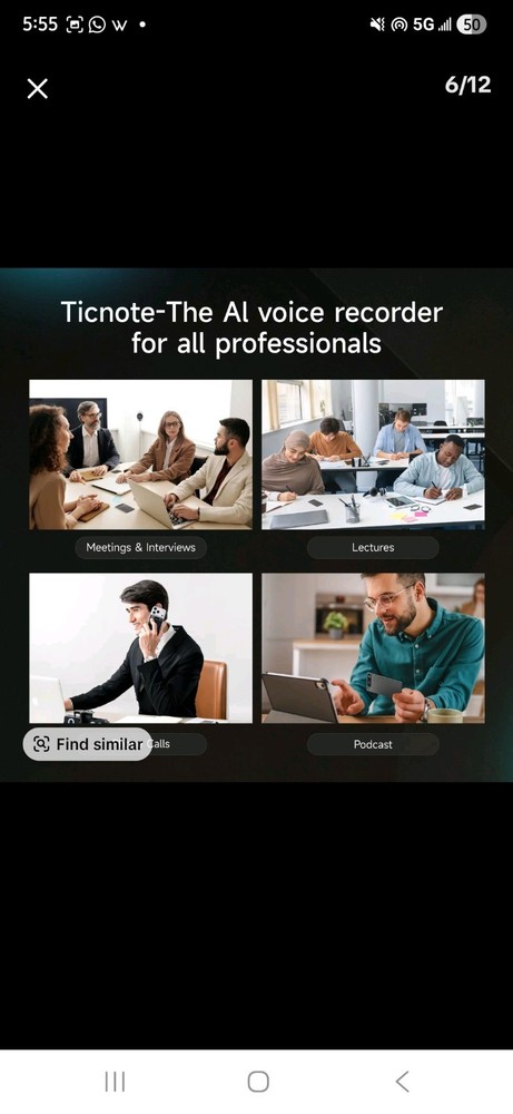 Mobvoi TicNote AI Voice Recorder