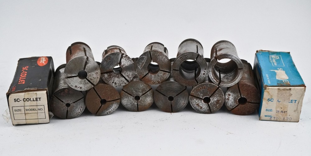 5C collets 13 Piece Set of Assorted Sizes