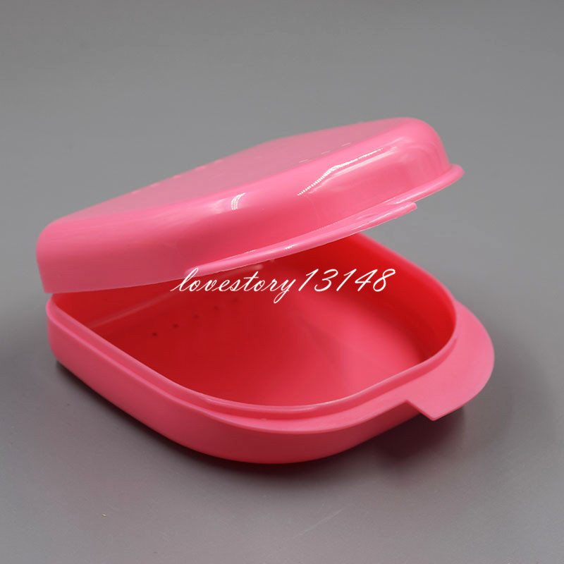 6 Pcs Dental Orthodontic Retainer Denture Storage Case Box Mouthguard Container