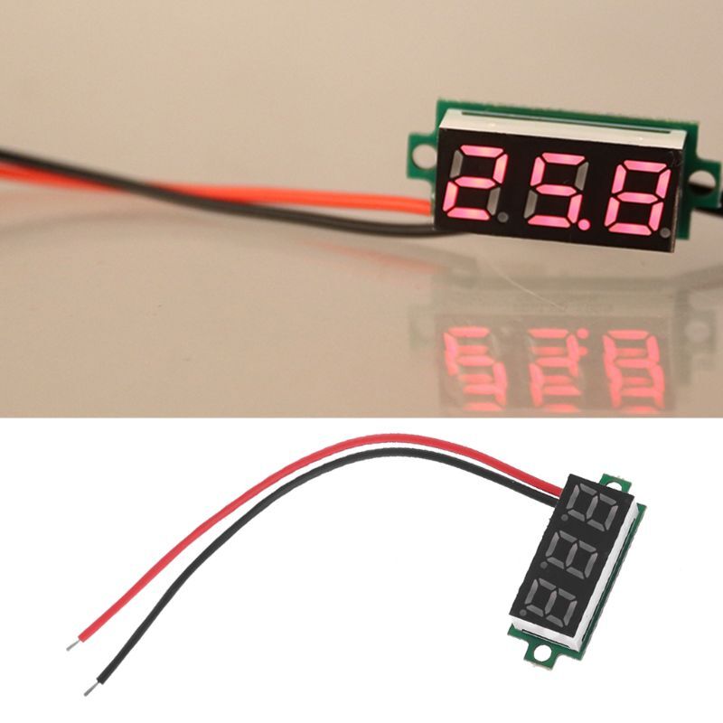 Digital Temperature Meter with 2 Wire Red LED Display Temp -55℃~125℃