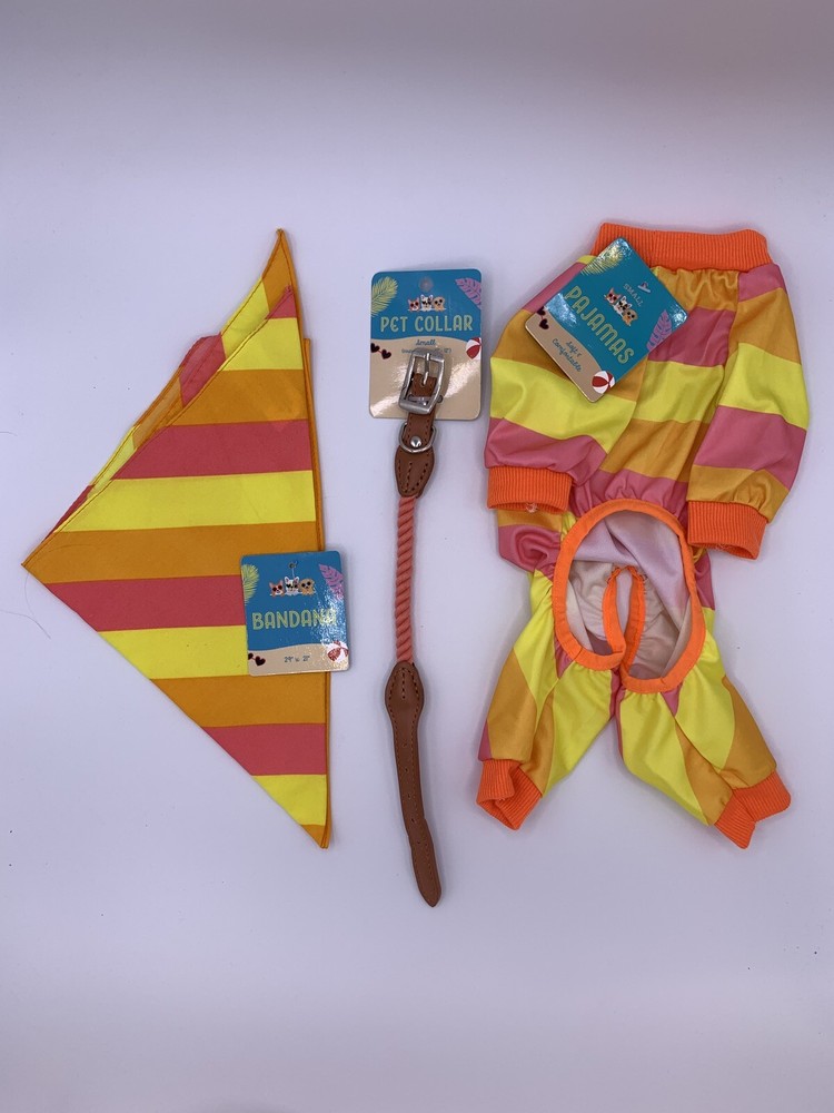Dog Pajamas Collar Bandana Small