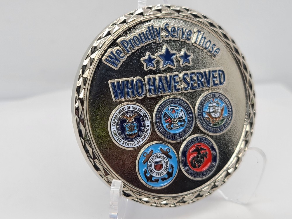 DAS Honoring All Who Served Challenge Coin