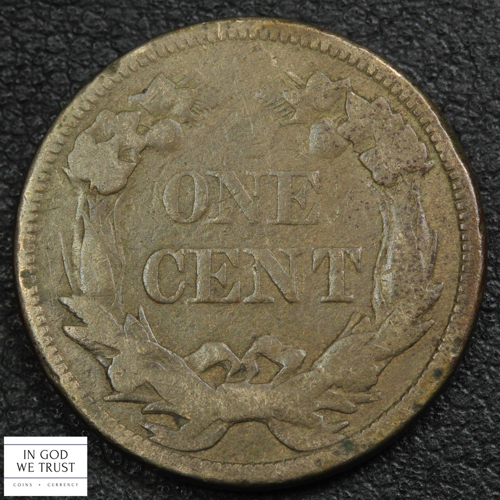 1858 Large Letters Flying Eagle Cent 1C