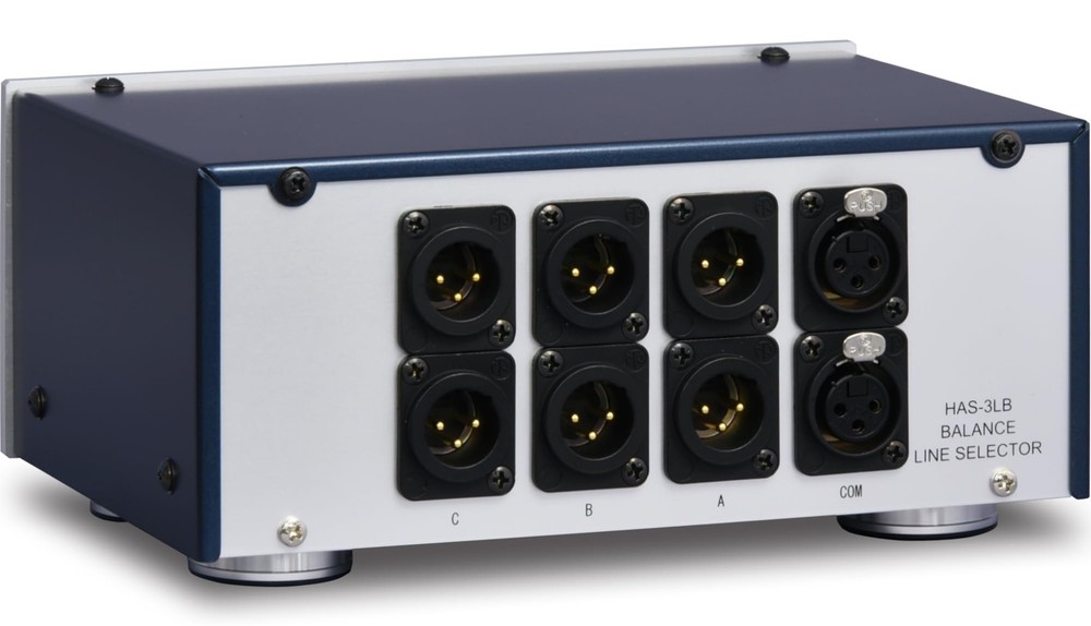Audio Design Balanced Line Selector HAS-3LB (1F-3M: for output switching)