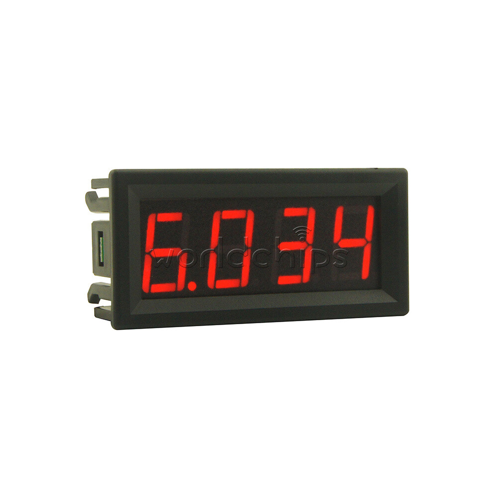 0.56"in 4-Bits LED 0-100V Mini Digital Voltmeter Voltage Meter Volt Panel Tester