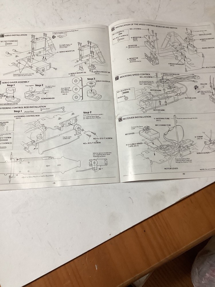 VINTAGE KYOSHO MAXXUM MANUAL