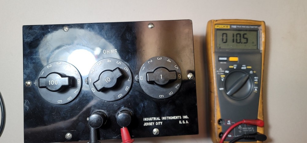 International Instruments Decade Resistor Box, 3 Decades, Tested with Results