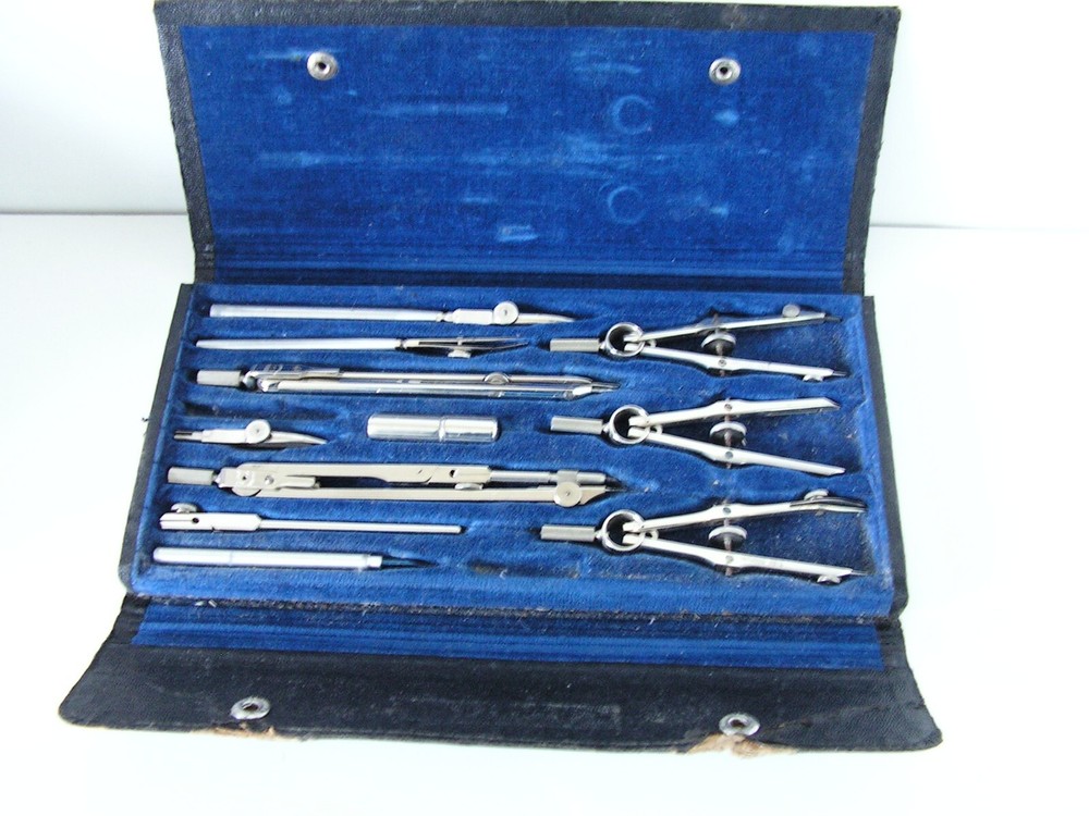 VINTAGE Draughtsman's / Engineers TECHNICAL DRAWING INSTRUMENTS Made in GERMANY