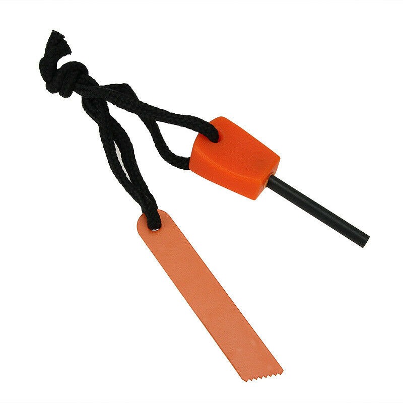 10Pcs Mini Emergency Flint Fire Starter Rod Lighter Magnesium Camping Tool Kits