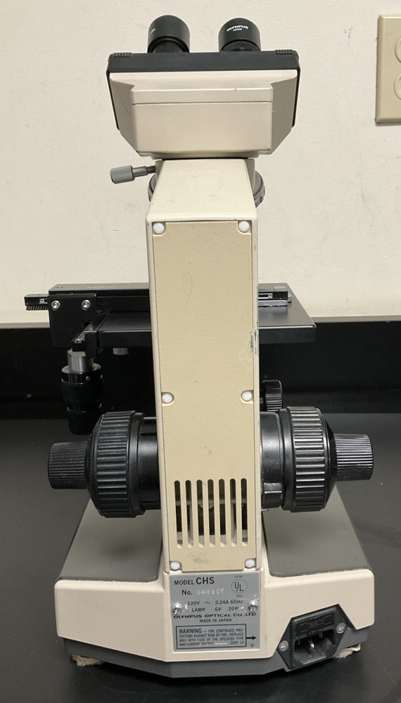 Olympus CHS Binocular Microscope | No Power Supply or Objectives
