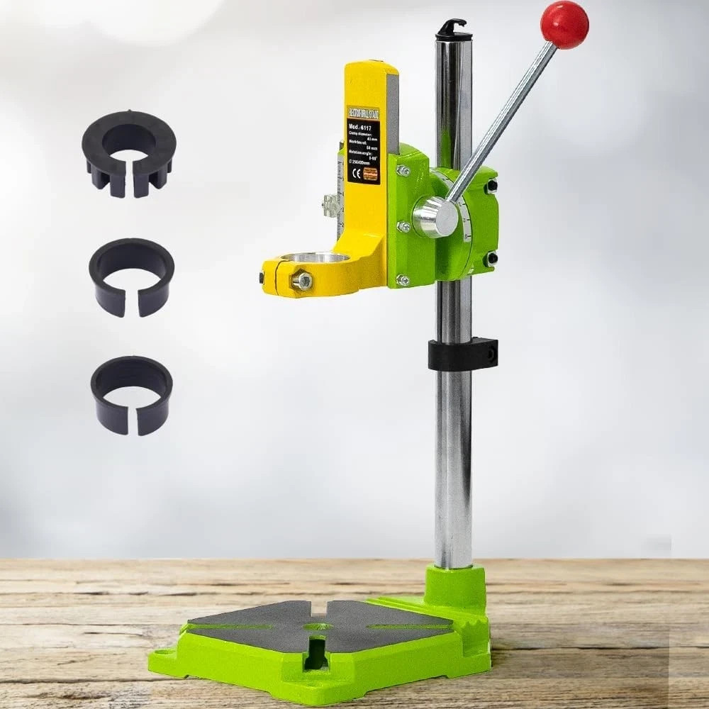 Drill Press Floor Stand for Hand Drill, Vertical Workbench, Adjustable Univer...