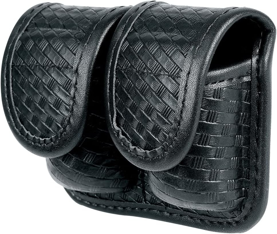 TAFTACFR Double Speed Loader Pouch Tactical Speedloader Basketweave