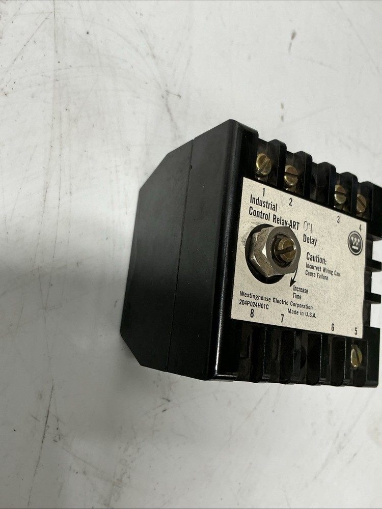 WESTINGHOUSE ART-ON SOLID STATE TIMER 1-30 SEC. RANGE 1264C62G17. W-814