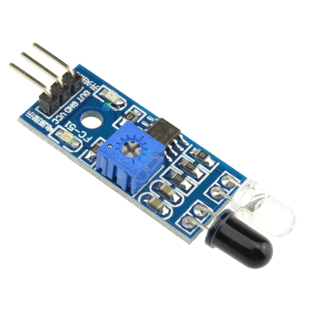 2PCS For Arduino Smart Car Robot IR Infrared Obstacle Avoidance Sensor Module