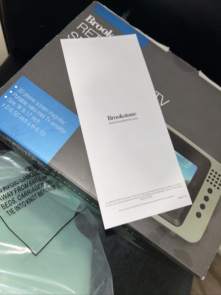 Brookstone Retro Smartphone Tv New In Box