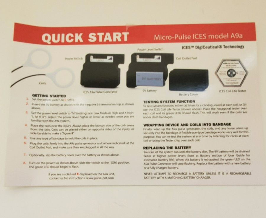 Micro-Pulse ICES PEMF Model A9a
