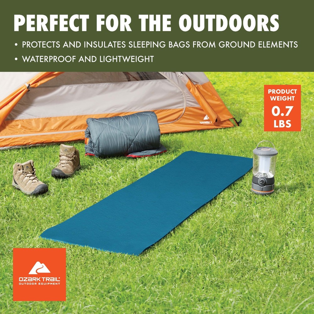 Closed Cell Foam Blue Camp Sleeping Pad