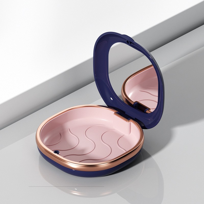 Dental Retainer With Mirror Aligner Case False Teeth Container Storage Teeth