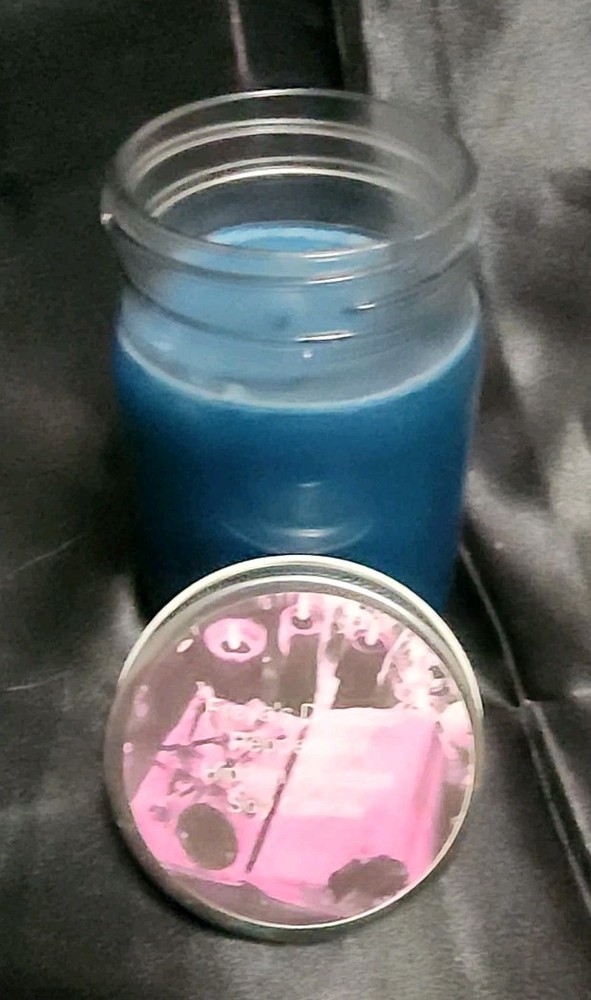 Peppermint Scented Spell Candle With Hidden Crystal