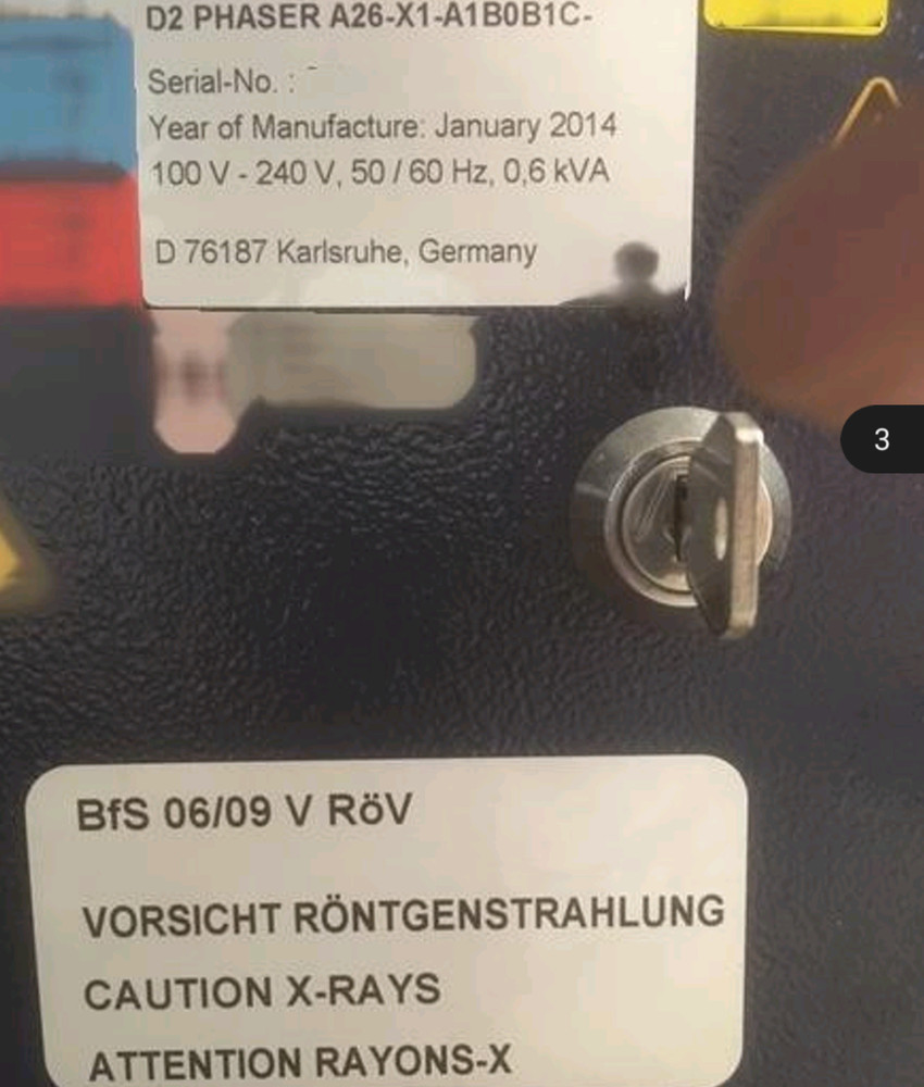 Bruker D2 PHASER Benchtop X-Ray Diffraction Spectrometer (XRD) System