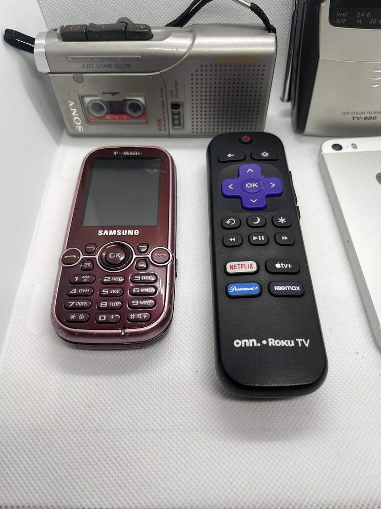 Electronics Lot Of 5 Untested, iPhone, Sony VOR,