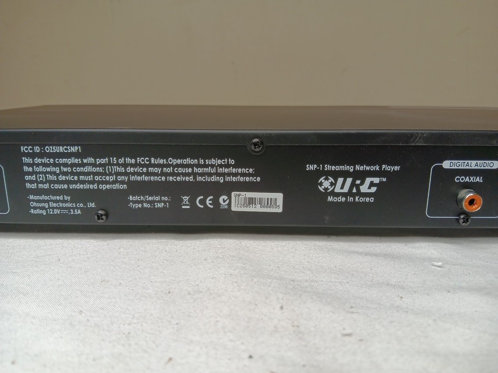 URC Total Control SNP-1 Streaming Network Player