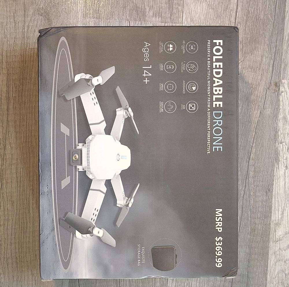 E88 Foldable Drone HD Camera Optical Flow App & Remote Control