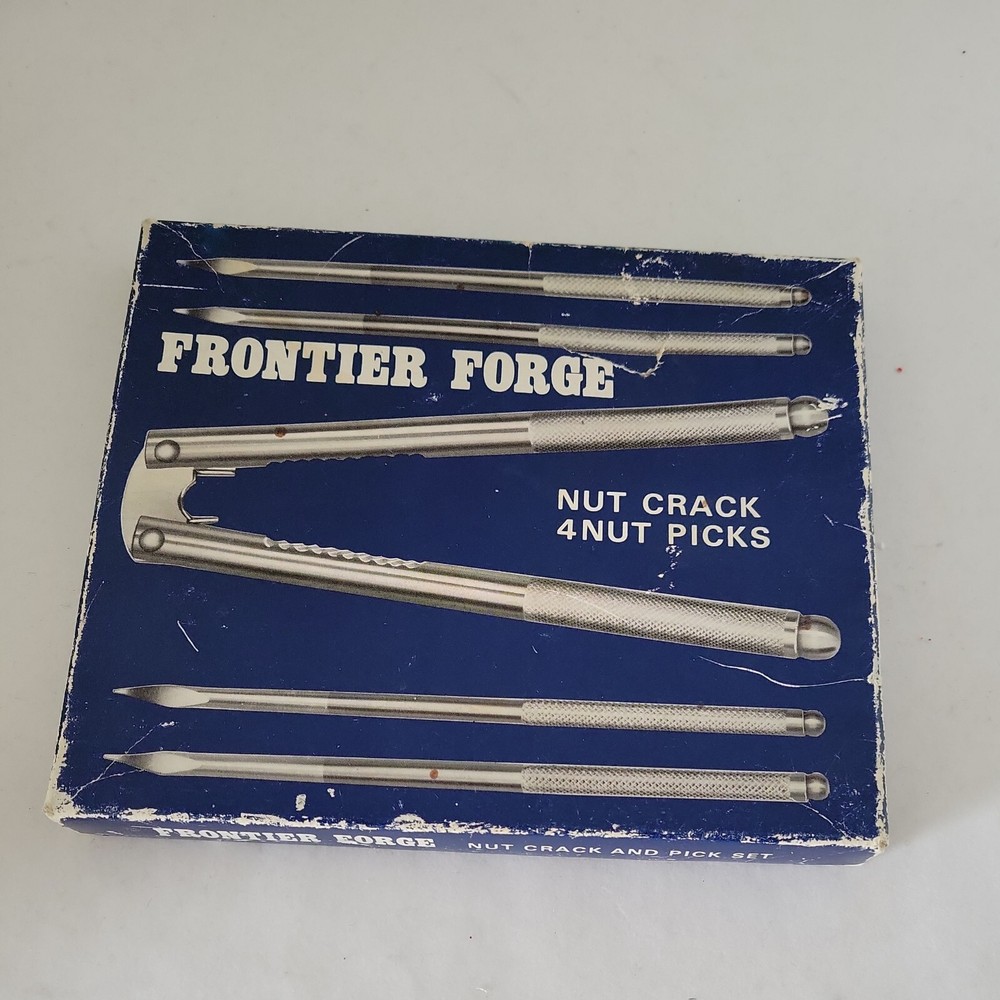 Vintage Frontier Forge Nut Cracker Set 4 Picks Japan