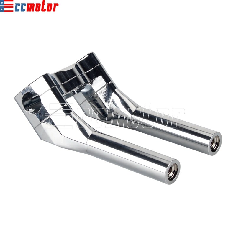 8" 9" Handlebar Pullback Riser Club Style 1" Bar For Harley Softail Dyna FXDWG