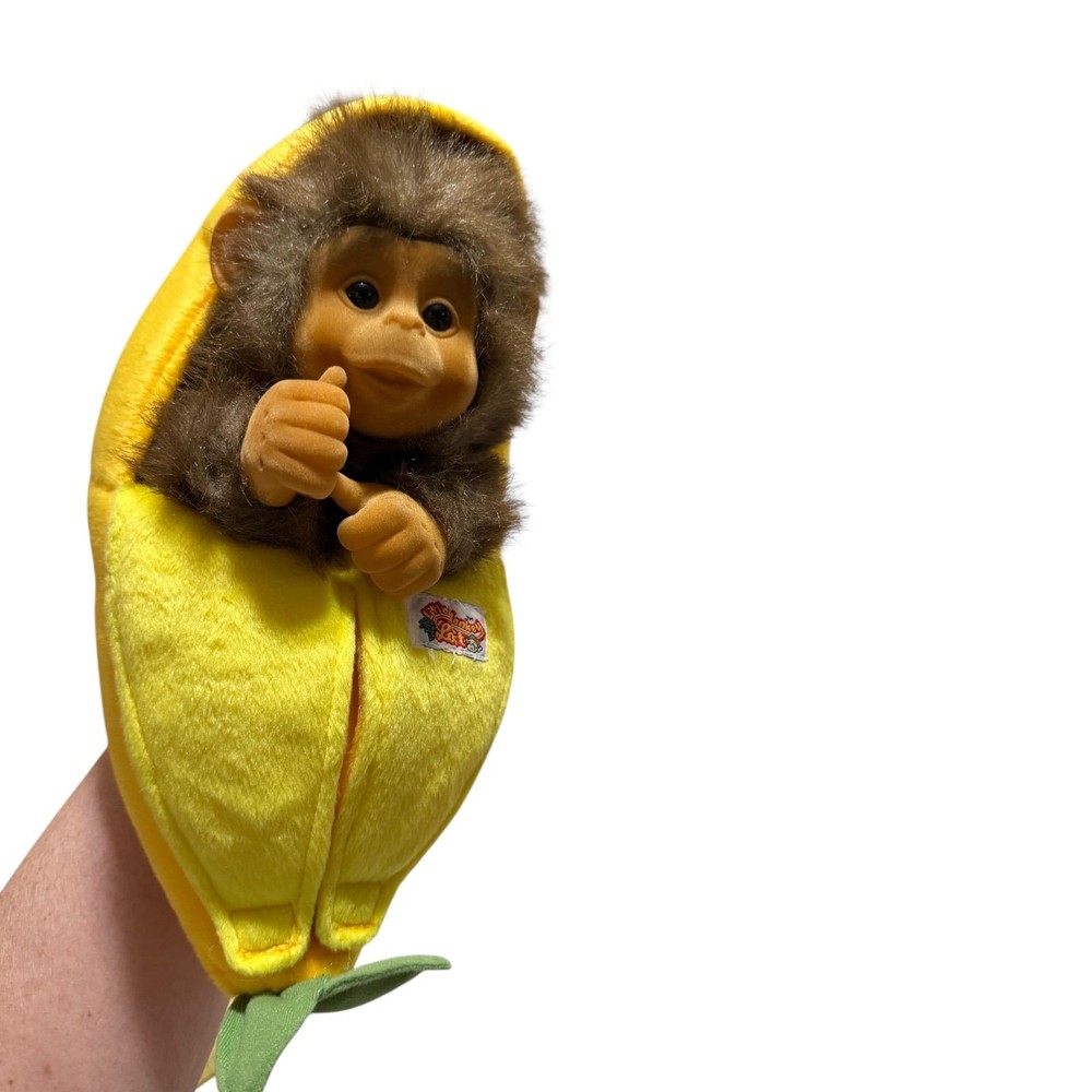 Set of 3 Hand Puppet Monkies Monkey Plush