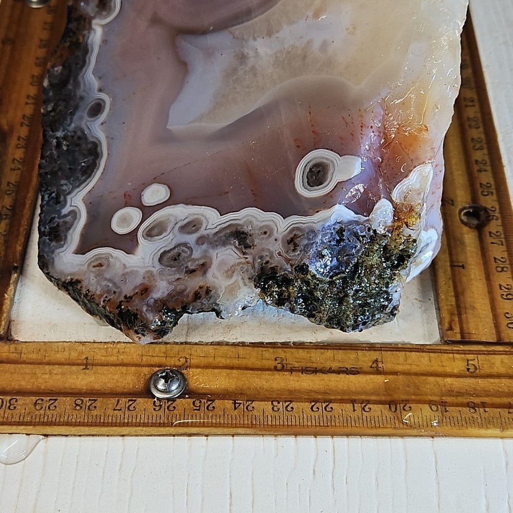 Moroccan Agate , beautiful color and pattern. 2LBS 7.6OZ.