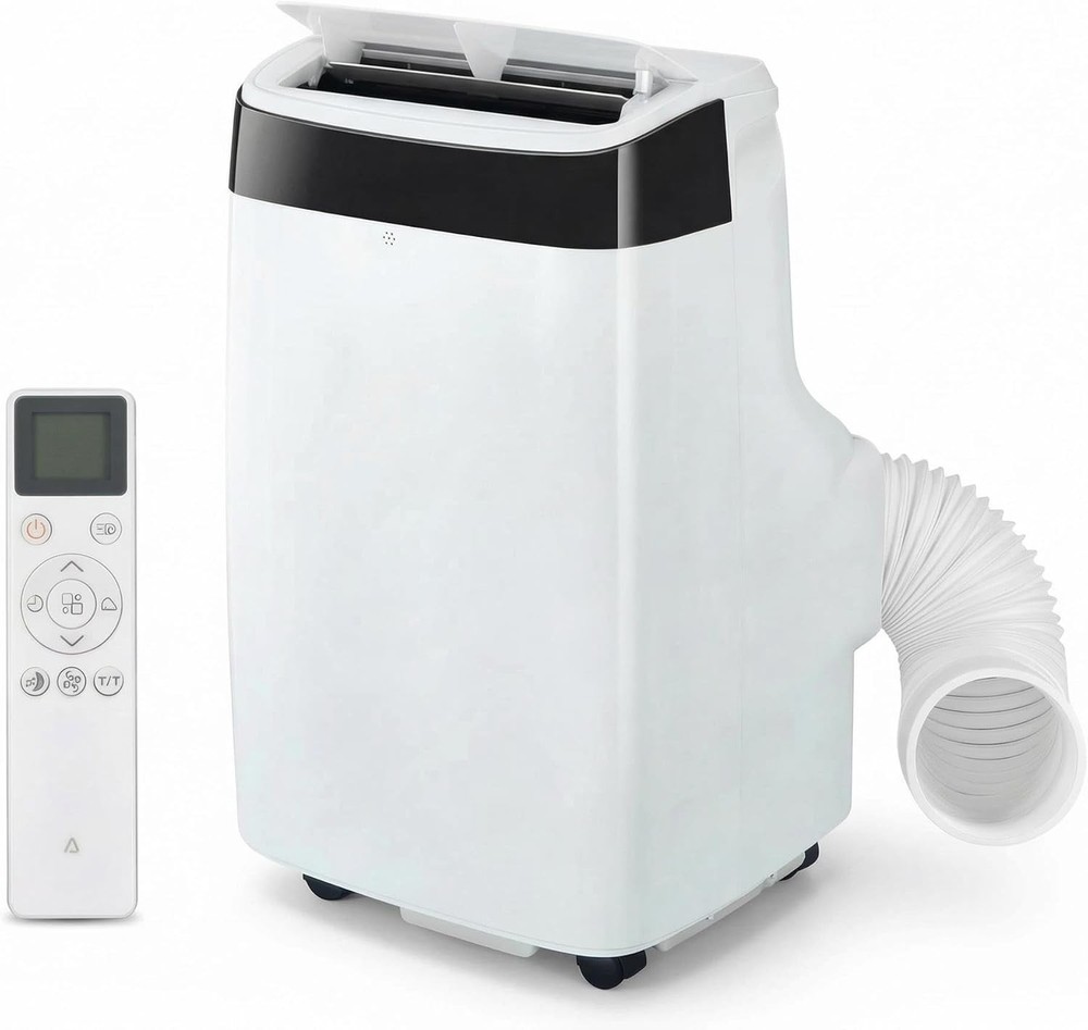 10000 BTU 3-IN-1 Portable Air Conditioner with Remote For Rooms Up to 450 Sq.ft