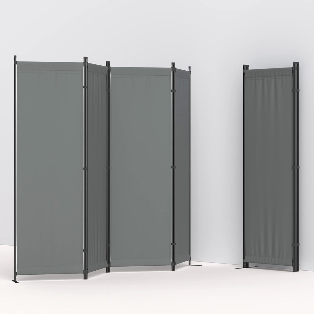 Room Divider 4 Panel Folding Privacy Screens 88'' Room Separation Home Office