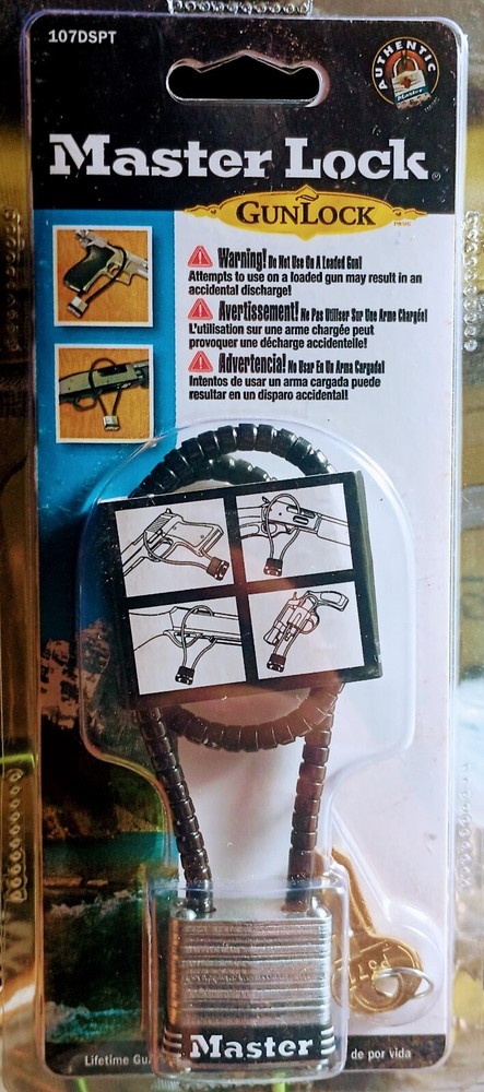 Master Lock 107DSPT Gun Lock, Cable Lock