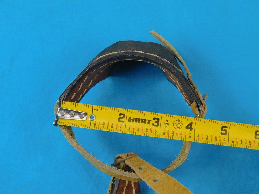 Vintage US Custom Made Leather Spurs