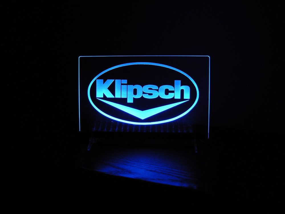 KLIPSCH ETCHED ACRYLIC LED SIGN