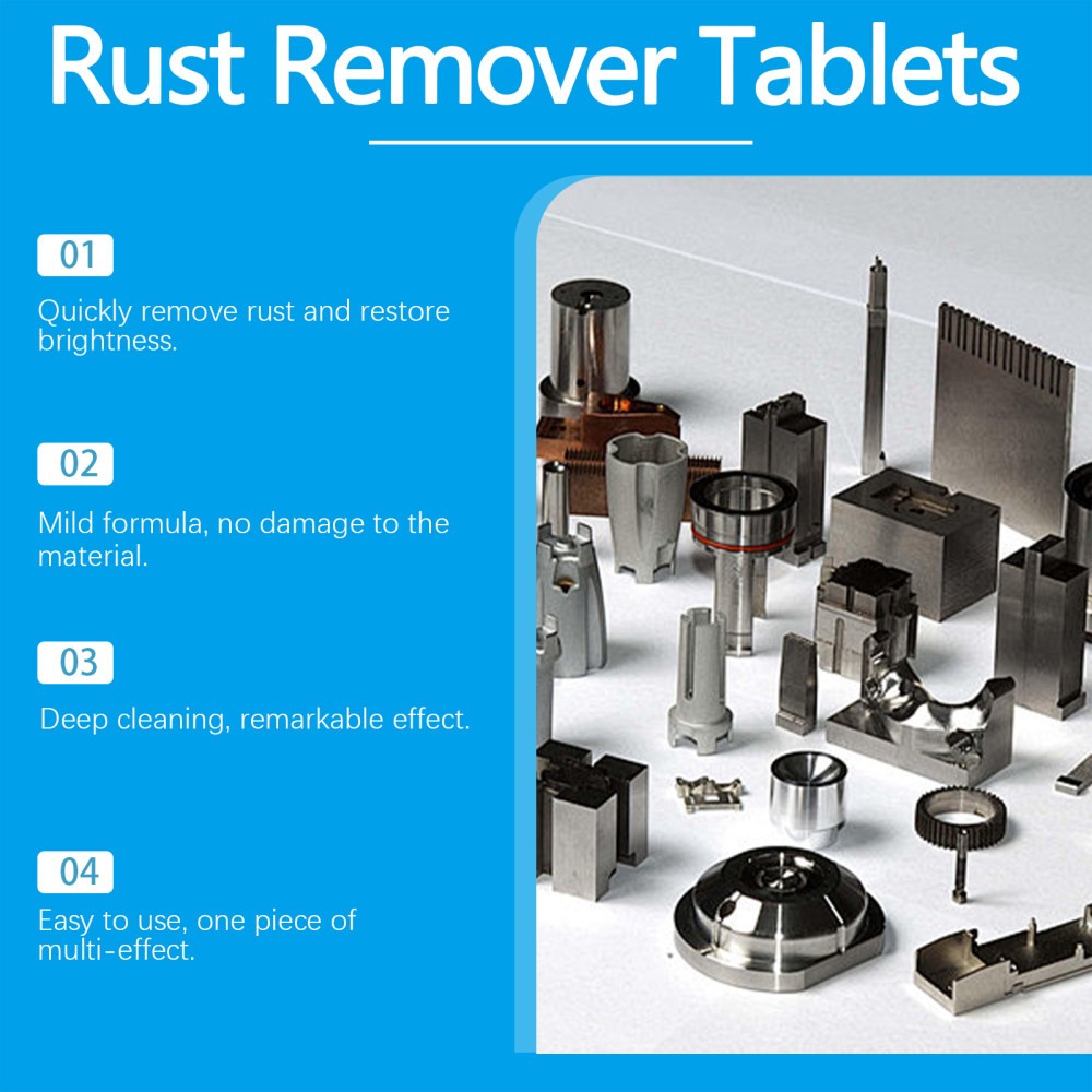 Derusting Cleaning Effervescent Tablets Multi-effect