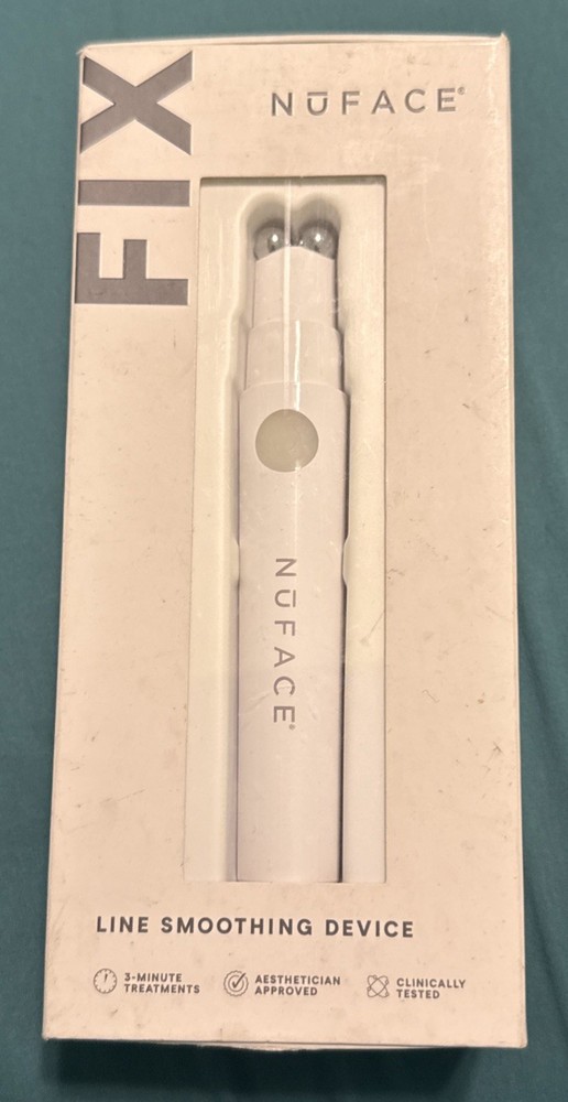 NuFACE FIX Microcurrent Device Eye Lip Wrinkle Treatment w/ Cap EUC No Serum