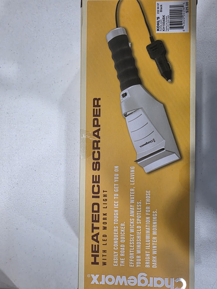 ChargeWorx Electric Heated Ice Scraper