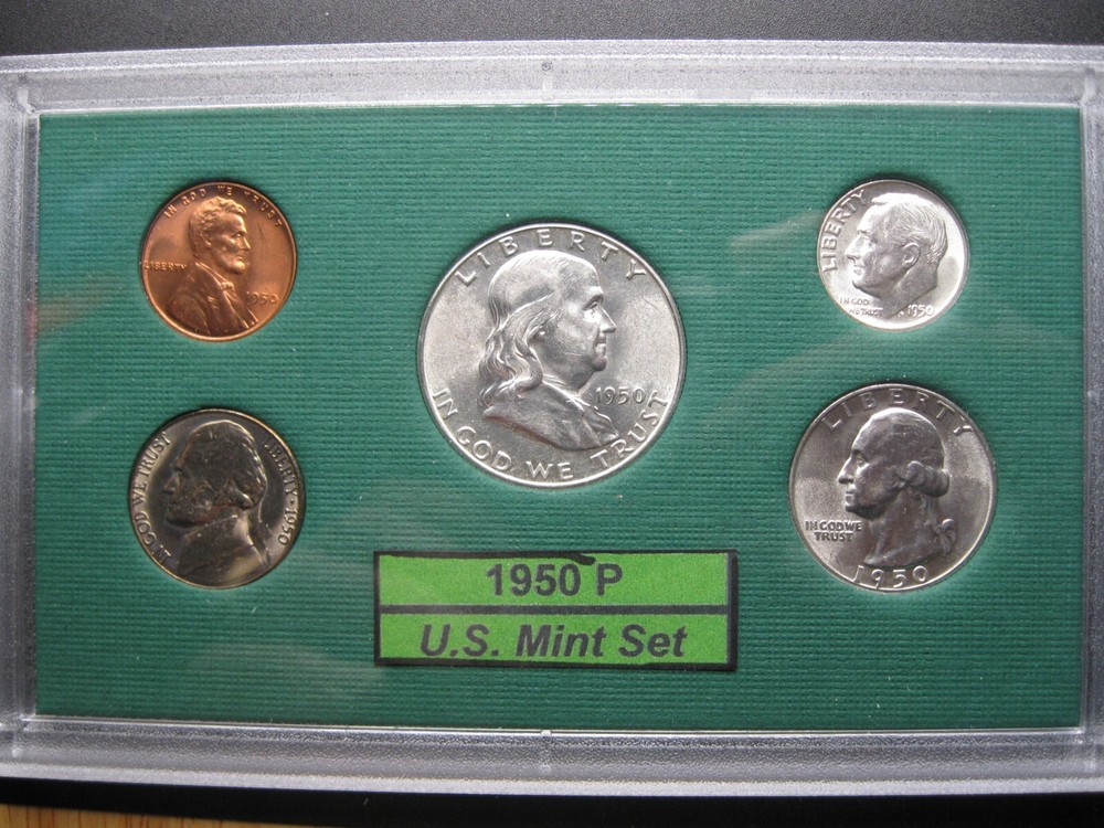 1950 P US Mint Set Brilliant Uncirculated!
