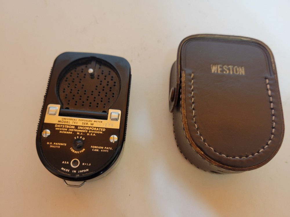Weston Master IV Exposure Meter Model 745 with Leather Case