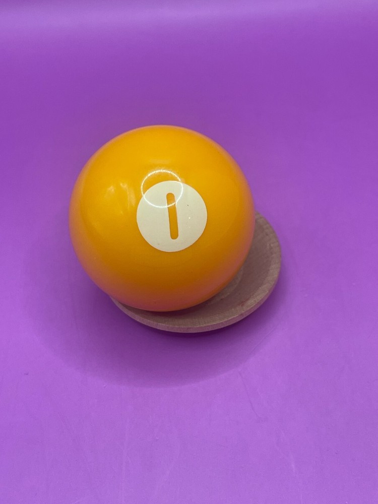 Replacement Mini Billiards Pool Ball - 1.5" Diameter - Solid Yellow #1 Ball