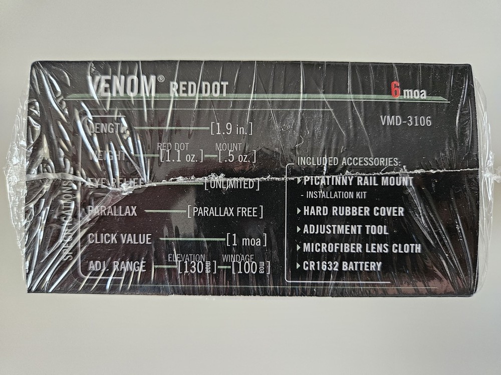 Vortex Venom Red 6 MOA Dot Sight - Black (VMD-3106)