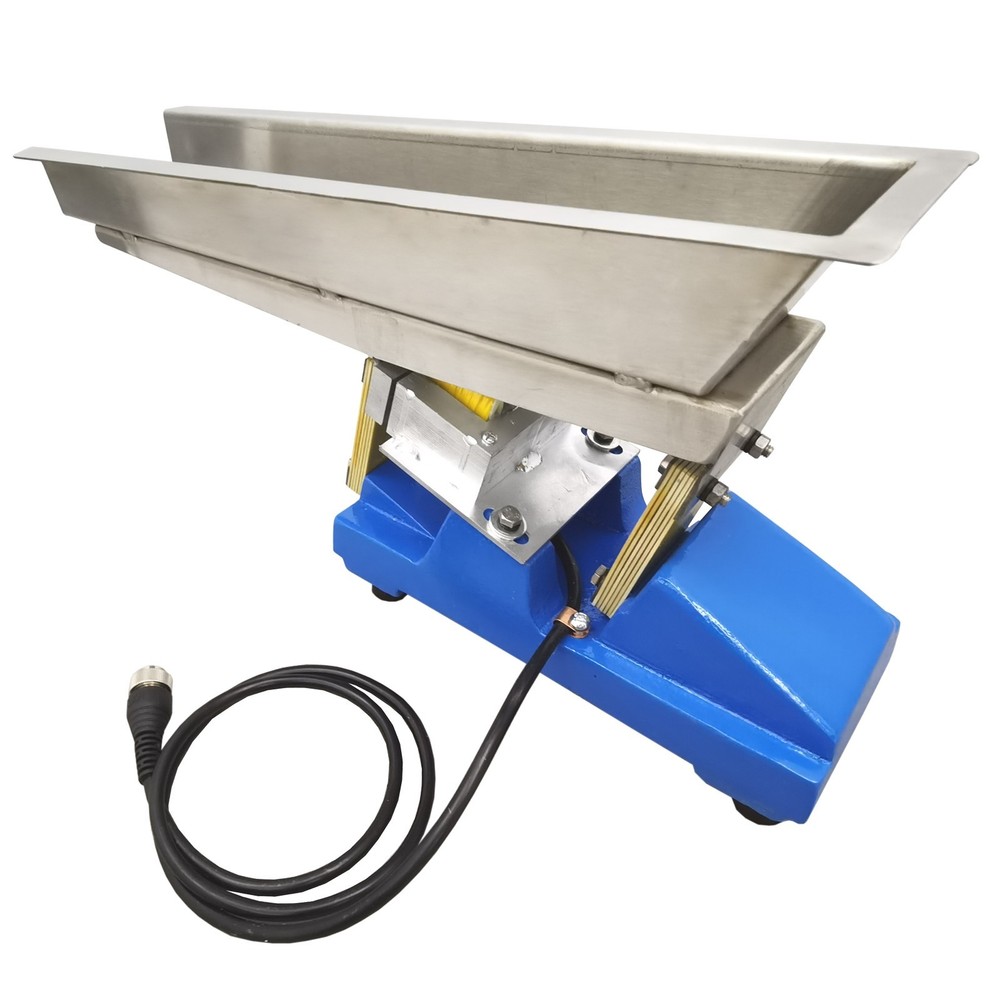 110V Micro Electromagnetic Vibrating Feeder Granular Materials Shaking Conveyor