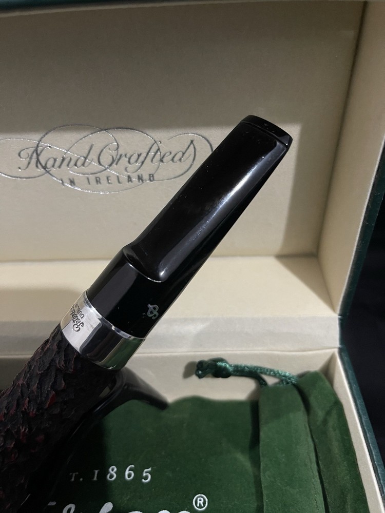 Peterson House Pipe Billiard Rustic Fishtail NEW & BOXED