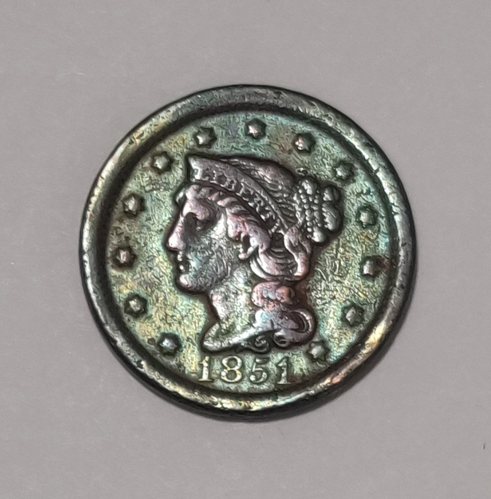 1851 LARGE CENT