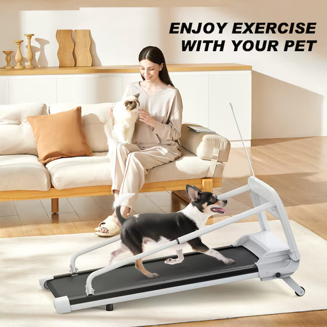 Misopily Pet Treadmill 2.5HP Foldable Dog Running Machine Adjustable Speed